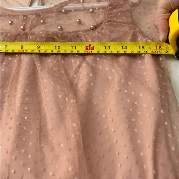 Pink pearl blouse - Picture 3 of 3